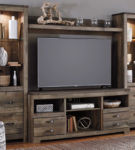 Signature Design by Ashley Trinell 4-Piece Entertainment Center-Brown