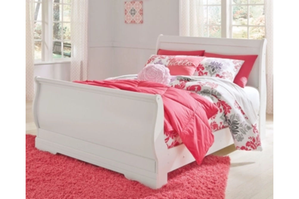 Signature Design by Ashley Anarasia Full Sleigh Bed, Dresser and Nightstand