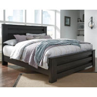 Signature Design by Ashley Brinxton King Panel Bed-Charcoal