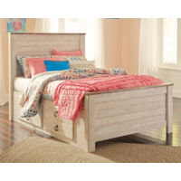 Signature Design by Ashley Willowton Full Panel Bed with 2 Storage Drawers