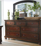 Millennium by Ashley Porter Queen Panel Bed, Dresser, Mirror and Nightstand