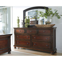 Millennium by Ashley Porter Queen Panel Bed, Dresser, Mirror and Nightstand