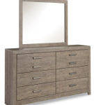 Signature Design by Ashley Culverbach King Panel Bed, Dresser and Mirror