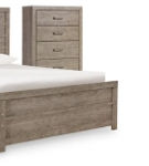Culverbach Full Panel Bed, Dresser, Chest and Nightstand-Gray