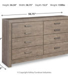 Signature Design by Ashley Culverbach Queen Panel Bed and Dresser