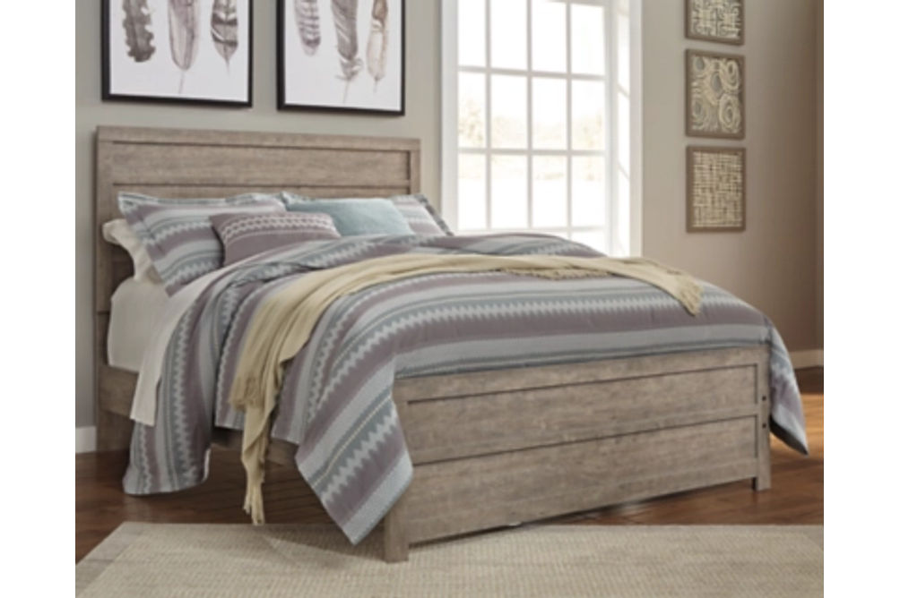 Signature Design by Ashley Culverbach Queen Panel Bed with Chest-Gray