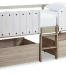 Signature Design by Ashley Wrenalyn Twin Loft Bed with Under Bed Bin Storage