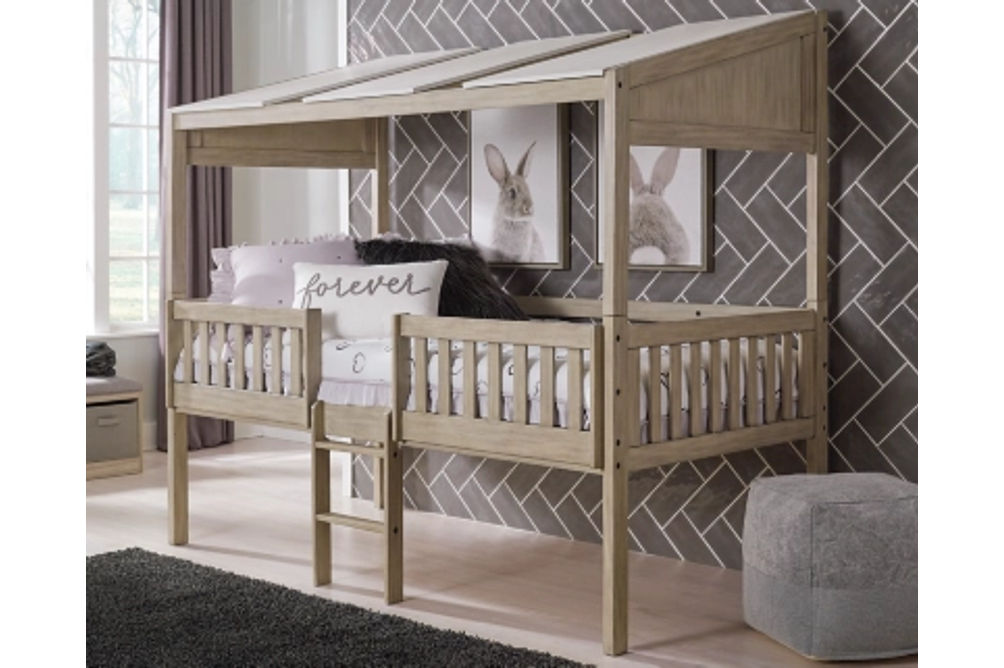 Signature Design by Ashley Wrenalyn Twin Loft Bed-Two-tone