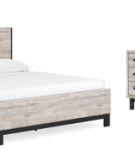 Signature Design by Ashley Vessalli King Panel Bed, Dresser and Mirror