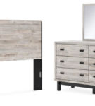 Signature Design by Ashley Vessalli King Panel Headboard, Dresser and Mirror