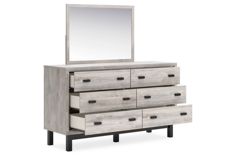 Signature Design by Ashley Vessalli Queen Panel Headboard, Dresser and Mirror