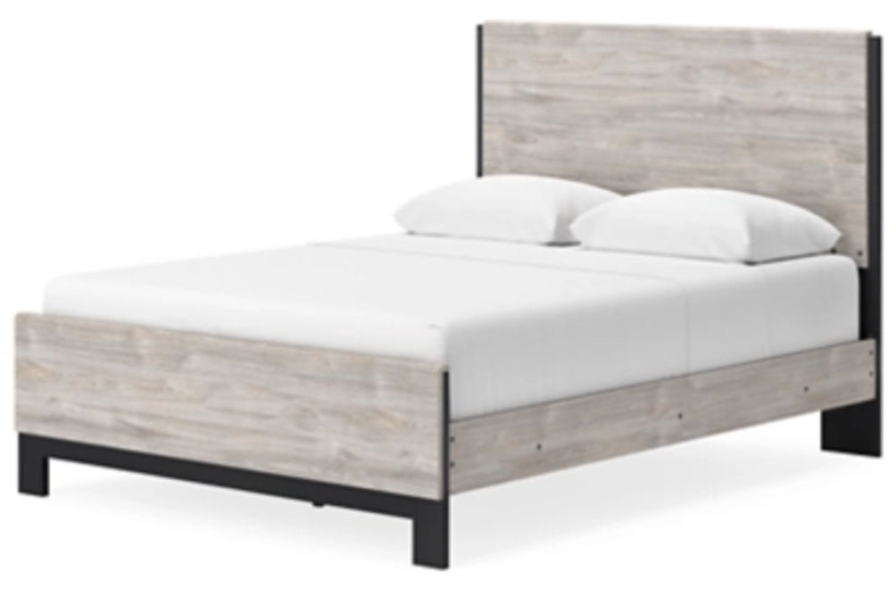 Signature Design by Ashley Vessalli Queen Panel Bed, Dresser and Mirror