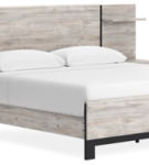 Signature Design by Ashley Vessalli King Panel Bed with Extensions-Gray