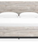 Signature Design by Ashley Vessalli King Panel Bed with Extensions-Gray