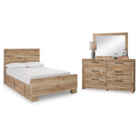 Signature Design by Ashley Hyanna Full Panel Bed with 2 Side Storage, Dresser