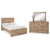 Signature Design by Ashley Hyanna Full Panel Storage Bed, Dresser and Mirror-T