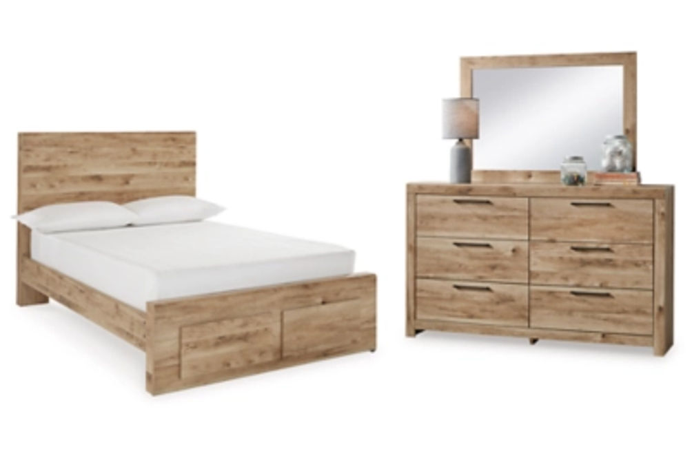 Signature Design by Ashley Hyanna Full Panel Storage Bed, Dresser and Mirror-T