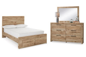 Signature Design by Ashley Hyanna Full Panel Storage Bed, Dresser and Mirror-T