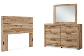 Signature Design by Ashley Hyanna Full Panel Headboard, Dresser and Mirror