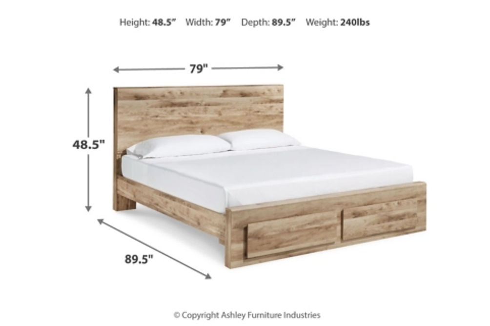 Signature Design by Ashley Hyanna King Panel Storage Bed, Dresser and Mirror