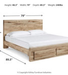 Signature Design by Ashley Hyanna King Panel Storage Bed, Dresser and 2 Nights