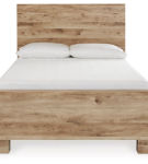 Signature Design by Ashley Hyanna Full Panel Bed with 1 Side Storage-Tan Brown