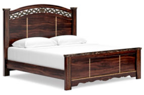 Signature Design by Ashley Glosmount King Poster Bed-Two-tone