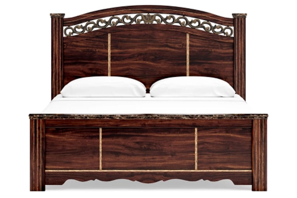 Signature Design by Ashley Glosmount King Poster Bed-Two-tone