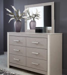 Signature Design by Ashley Surancha King Poster Bed, Dresser and Mirror