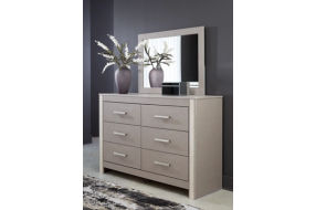 Signature Design by Ashley Surancha Queen Poster Bed, Dresser, Mirror and 2 Ni