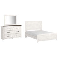 Signature Design by Ashley Gerridan Queen Panel Bed, Dresser and Mirror