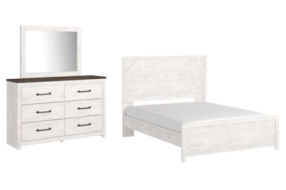 Signature Design by Ashley Gerridan Queen Panel Bed, Dresser and Mirror