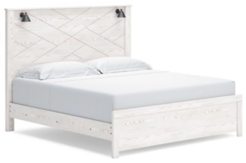 Signature Design by Ashley Gerridan King Panel Bed, Chest and 2 Nightstands