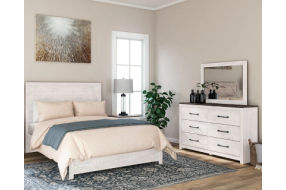 Signature Design by Ashley Gerridan Queen Panel Bed, Dresser and Mirror