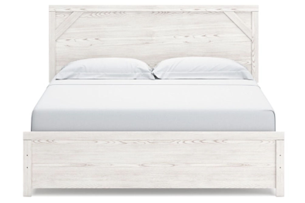 Signature Design by Ashley Gerridan King Panel Bed, Dresser and Nightstand-Whi