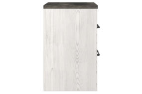 Signature Design by Ashley Gerridan King Panel Bed, Dresser and Nightstand-Whi