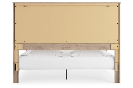 Signature Design by Ashley Senniberg King Panel Bed-Light Brown/White