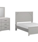 Signature Design by Ashley Cottonburg Full Panel Bed, Dresser and Mirror