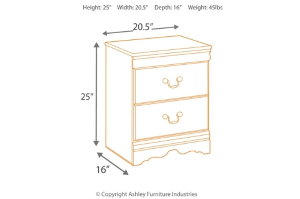 Signature Design by Ashley Huey Vineyard Full Sleigh Headboard, Chest and Nigh