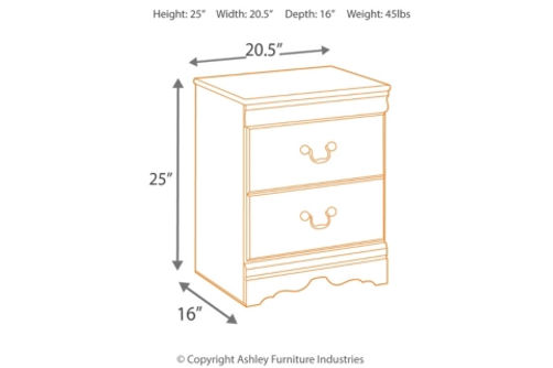 Signature Design by Ashley Huey Vineyard Full Sleigh Headboard, Chest and Nigh