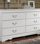 Signature Design by Ashley Anarasia Full Sleigh Bed, Dresser and Nightstand