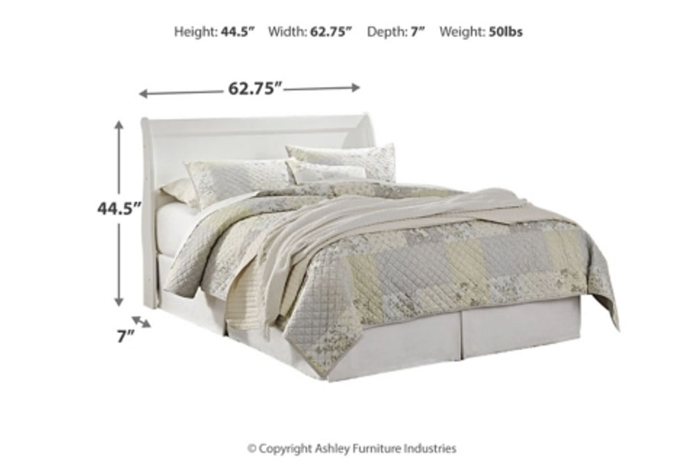 Signature Design by Ashley Anarasia Queen Sleigh Headboard, Dresser and Mirror