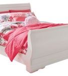 Signature Design by Ashley Anarasia Full Sleigh Bed with Dresser and Mirror