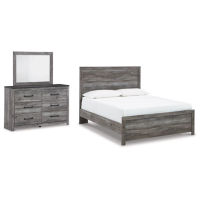 Signature Design by Ashley Bronyan Queen Panel Bed, Dresser and Mirror