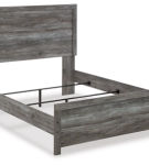 Bronyan Queen Panel Bed, Dresser, Mirror and Nightstand-Dark Gray