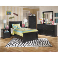 Signature Design by Ashley Maribel Twin Panel Bed, Dresser and Mirror