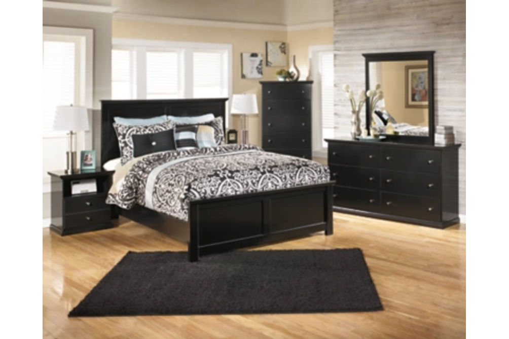 Signature Design by Ashley Maribel King Panel Bed, Dresser, Mirror, Chest, and