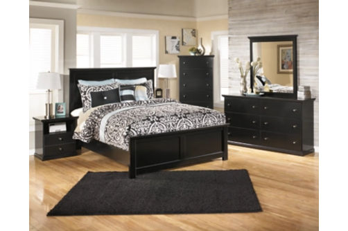 Signature Design by Ashley Maribel King Panel Bed, Dresser, Mirror, Chest, and