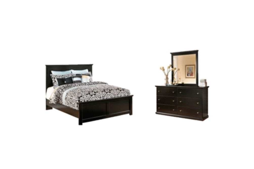 Signature Design by Ashley Maribel King Panel Bed with Dresser and Mirror