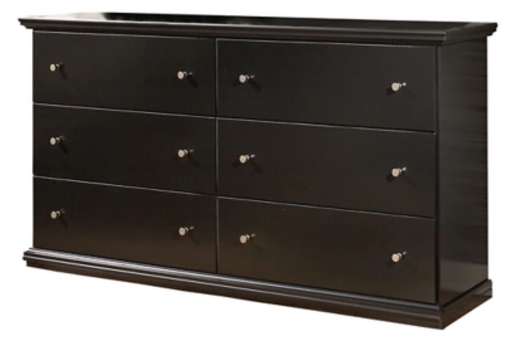Signature Design by Ashley Maribel Full Panel Bed, Dresser and Nightstand-Blac